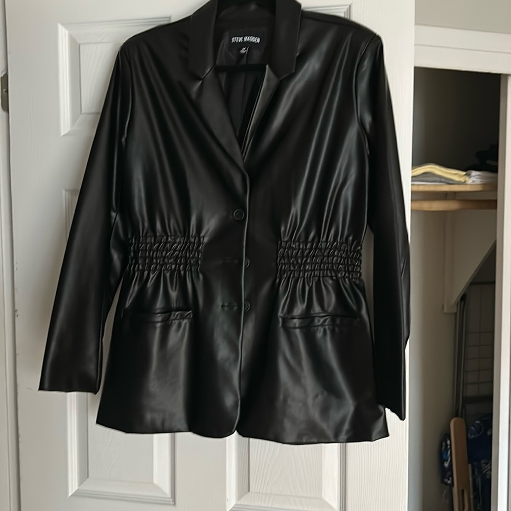 Starve Madden leather blazer size medium